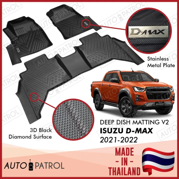 Isuzu D MAX DMAX 2021 2022 OEM Deep Dish Matting V2 Made In Thailand