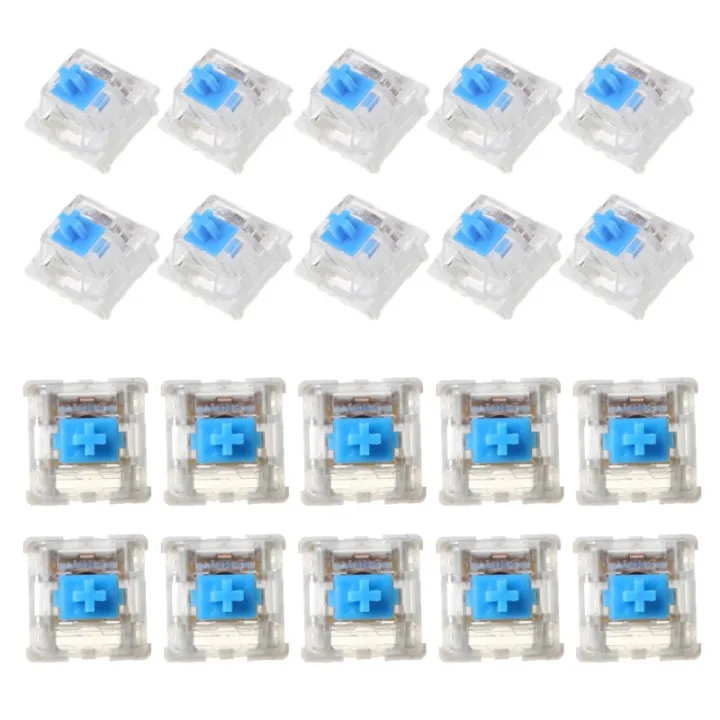 Pcs Pin Mechanical Keyboard Switch Blue For Cherry Mx Keyboard