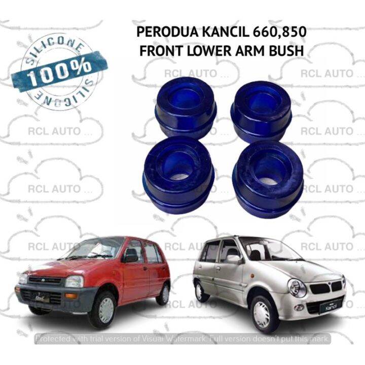 SILICONE FRONT LOWER ARM BUSH PERODUA KANCIL 660 850 PRICE FOR 1SET