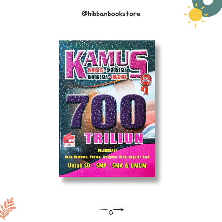 Buku Kamus Bahasa Inggris Lengkap Triliun Ukuran Kecil Lazada