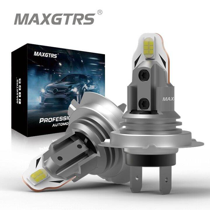 Maxgtrs X New H Led Headlights Fanless Wireless Mini Size Design For