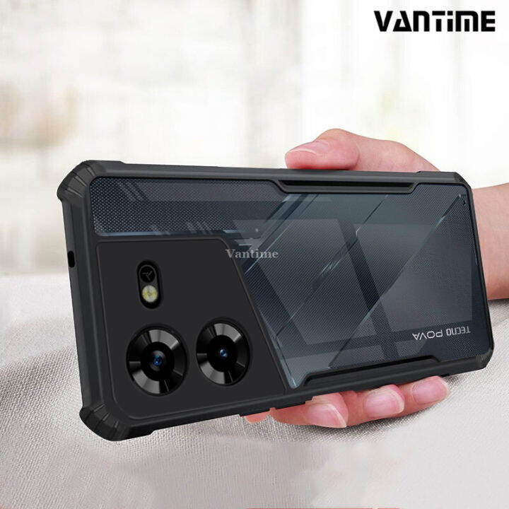 Vantime For Tecno Pova 4 Pro Pova 5 Case Edge Reinforced Shockproof