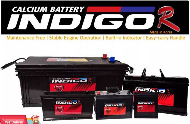 Din Indigo Racing Mf Car Battery Bateri Kereta Proton X Golf Ford