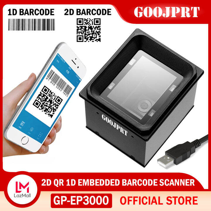 GOOJPRT GP EP3000 1D 2D QR Embedded Barcode Scanner Module CMOS Image