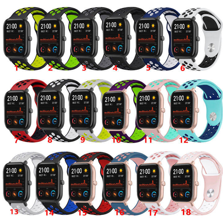 Mm Soft Silicone Band Replacement Strap For Huami Amazfit Gts E Gts