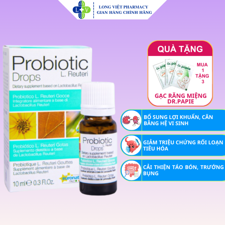 Men Vi Sinh Probiotic L Reureti Drops Ml B Sung L I Khu N C I