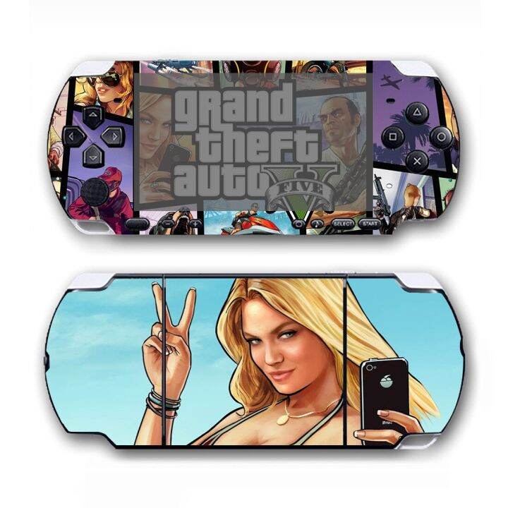 Grand Theft Auto Gta Vinyl Skin Sticker Protector For Psp Psp