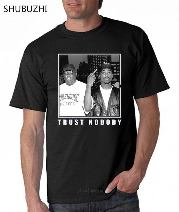 Trust Nobody Tupac Pac Shakur Notorious Big Mens T Shirt Mens Homme