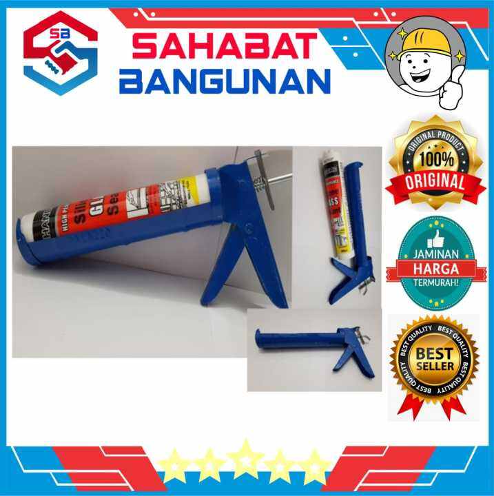 Paket Tembakan Lem Kaca Sealant Lem Silicone Tembakan Set Lem