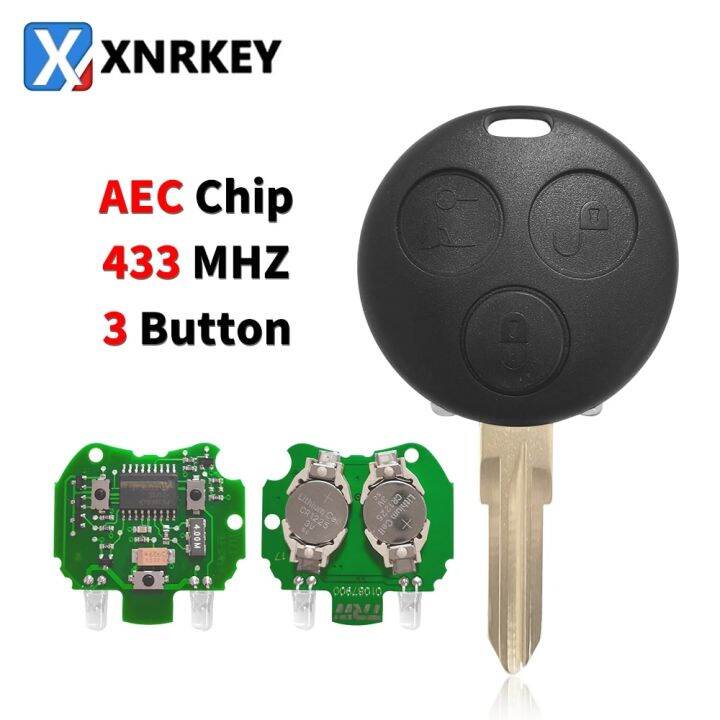 Xnrkey Button Remote Key Aec Chip Mhz With Infrared Lights For