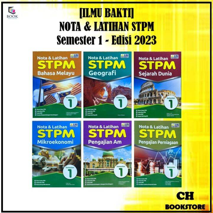 CH ILMU BAKTI Nota Latihan STPM Penggal 1 Semester 1 Edisi