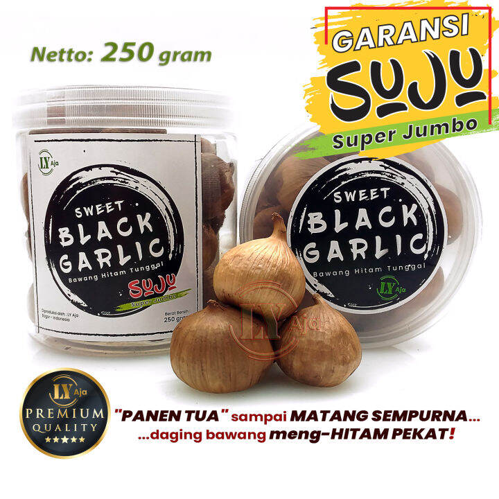 Super Jumbo Premium Bawang Hitam Tunggal Lanang Gram Ly Aja Sweet