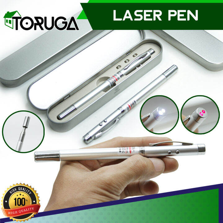 Pulpen Laser Pena Bolpoin Led Aluminium In Pen Ball Point Lazada