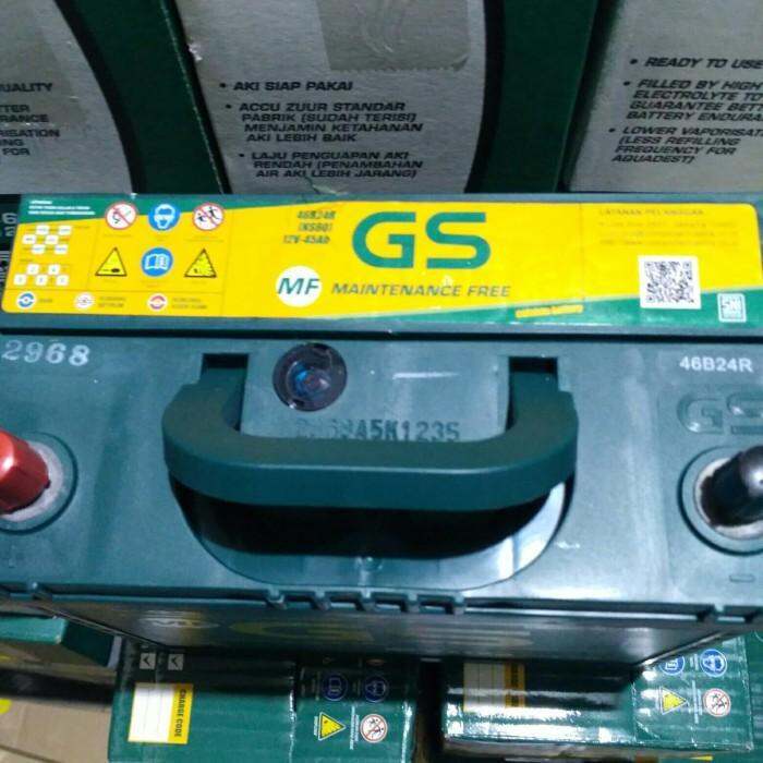 PROMO Aki Mobil Battery GS ASTRA Type GS MF 46B24R NS60 12V 45AH