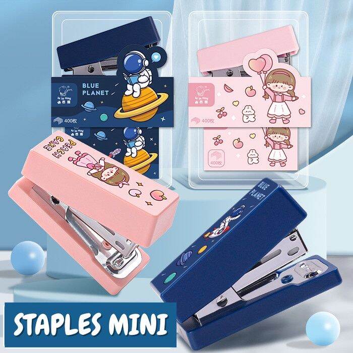 Staples Mini Kecil Lucu Stapler Karakter Portable ST0033 Lazada Indonesia