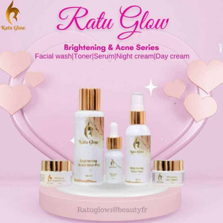 Ratu Glow Skincare Original Paket Brightening Paket Acne BPOM