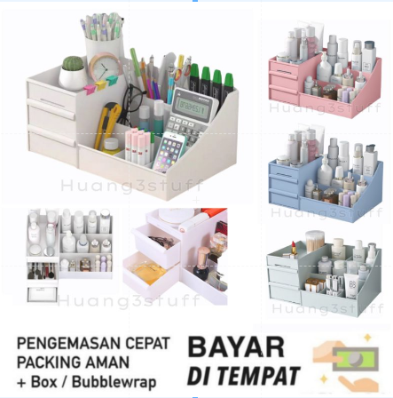 Rak Kosmetik Drawer Kotak Penyimpanan Makeup Organizer Make Up Storage