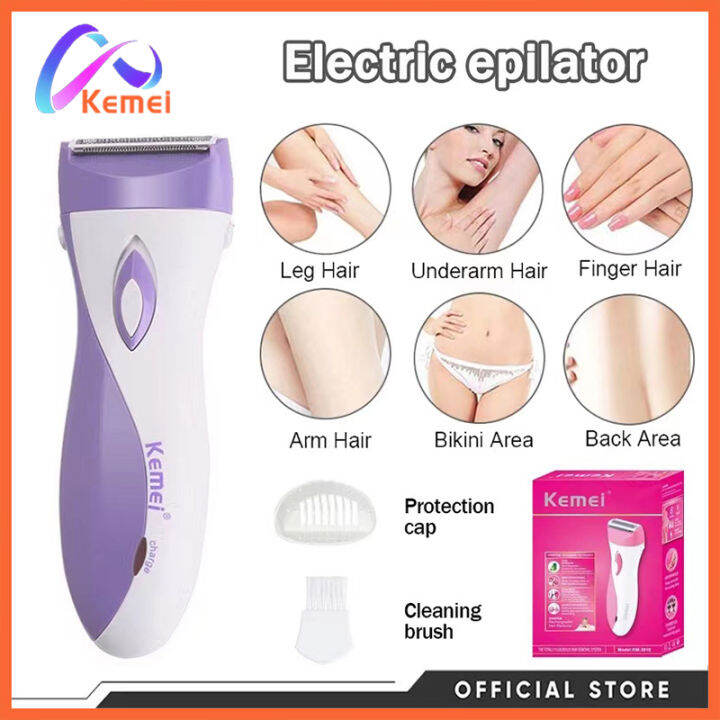 YN Kemei Waterproof Electric Epilator Women Shaver Bikini Underarm Body