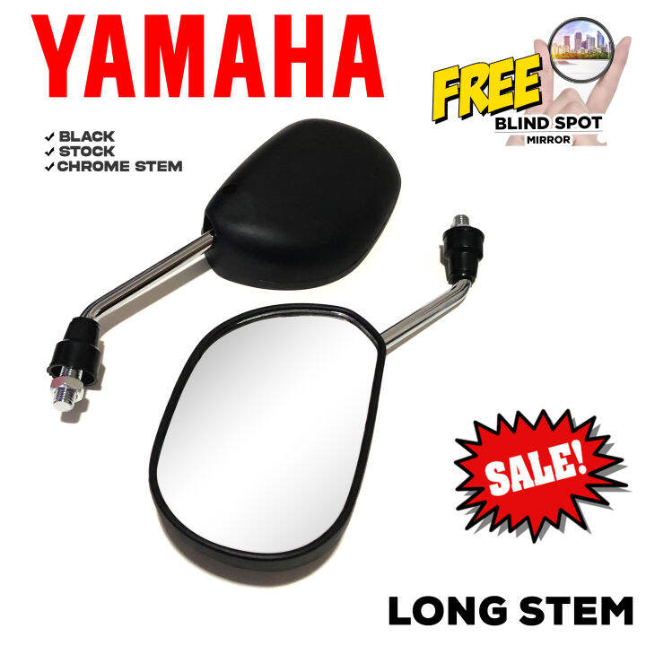 Yamaha Mio Soul I 125 Motorcycle Stock Side Mirror Big Chrome Stem Long