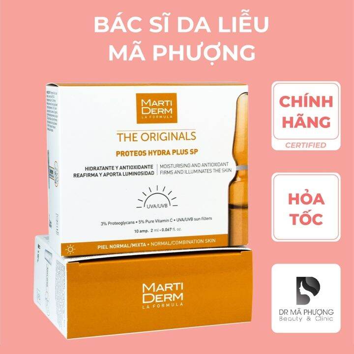 ỐNG LẺ Tinh chất Ampoule dưỡng ẩm và ngừa lão hóa da Martiderm The