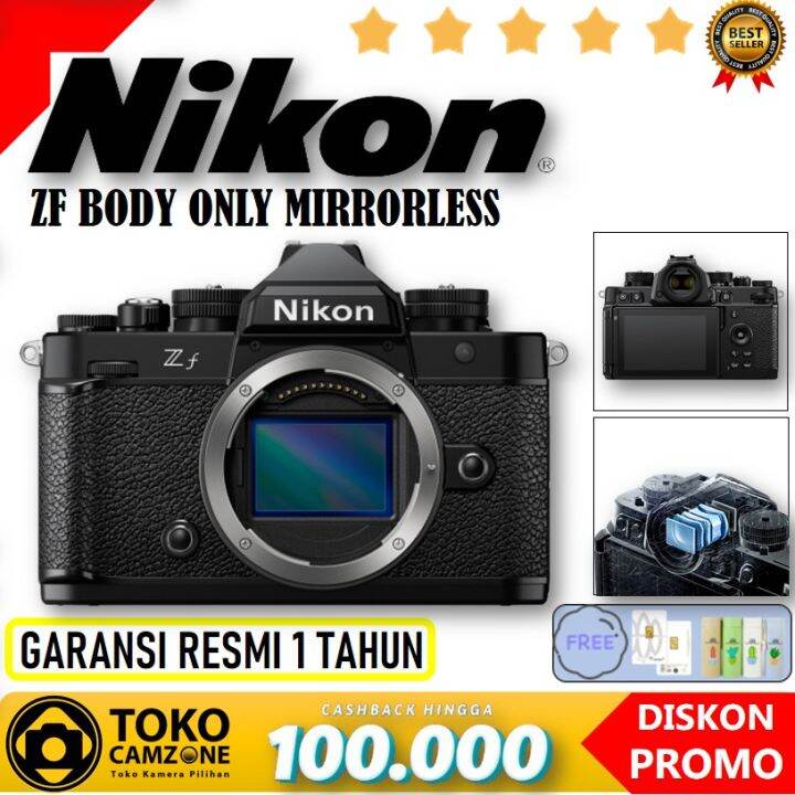 Nikon Zf Body Only Mirrorless Camera Resmi Lazada Indonesia