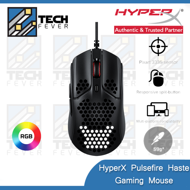 Original Hyperx Pulsefire Haste Gaming Mouse Ultra Lightweight G