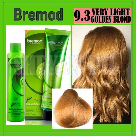 Bremod Very Light Golden Blonde Set With Oxidizing Hair Color