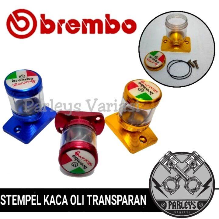 Tutup Minyak Rem Model Stempel Kaca Transparan Honda Yamaha Lazada