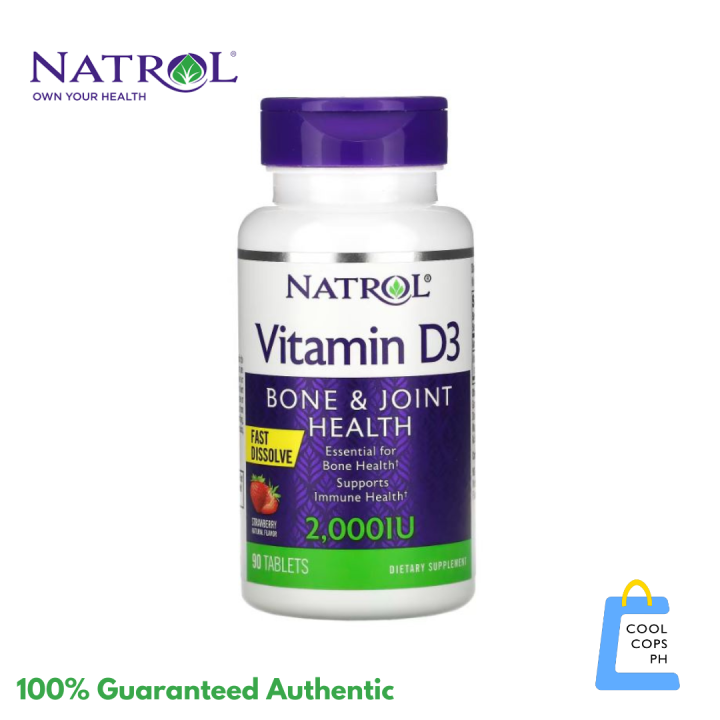 Natrol Vitamin D Iu Bone And Joint Health Tabs Lazada Ph