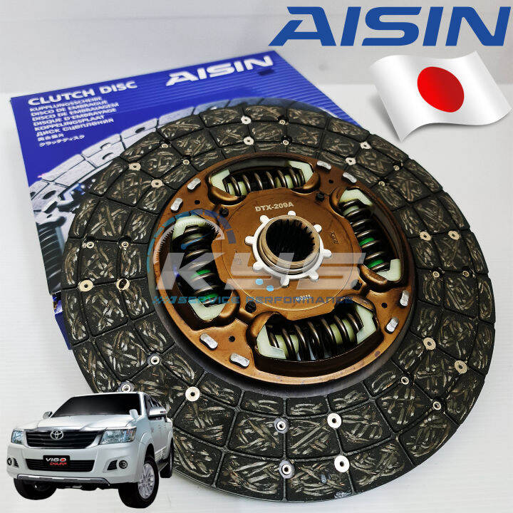 Aisin Clutch Disc Lining Heavy Duty Toyota Hilux Vigo Kun Revo