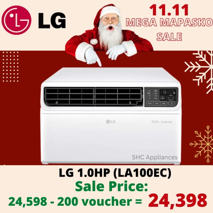 Lg Dual Inverter Hp La Ec Window Type Aircon Lazada Ph