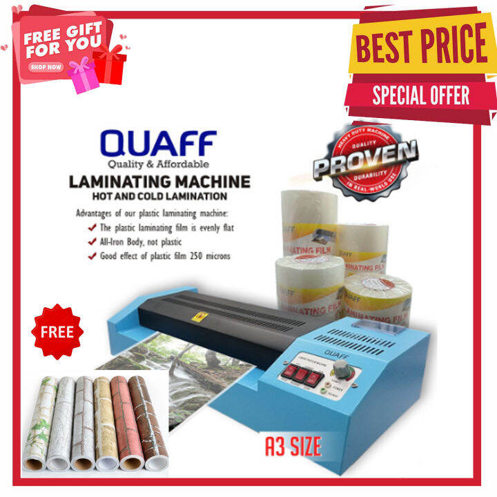 Quaff A Laminator Heavy Duty Laminating Machine With Free Wall Paper