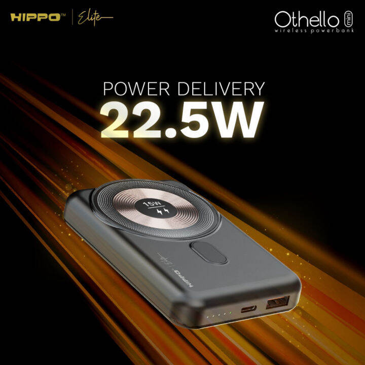 Hippo Power Bank Othello 5 Mini PD 22 5W 20000Mah MagSafe Wireless