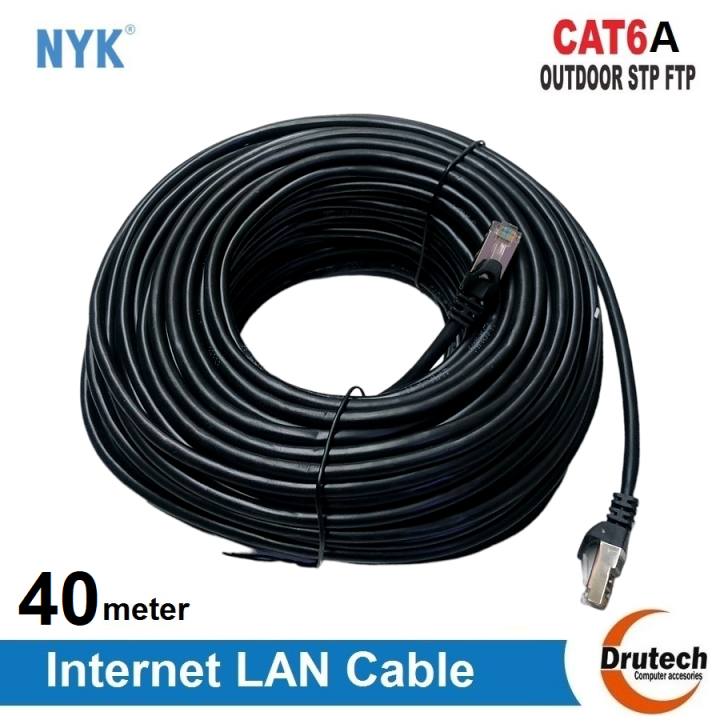 Nyk Kabel Lan Ftp Cat A Outdoor M Internet Ethernet Rj Lazada