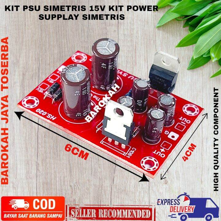 KIT PSU SYMETRIS 15V Kit Power Supply Simetris Symetric 15 Volt Sped