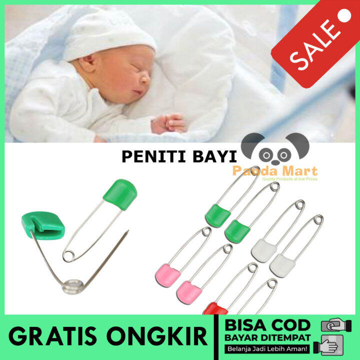 Peniti Bayi Safety Pin Popok Baju Bayi Pengait COD READY Lazada Indonesia