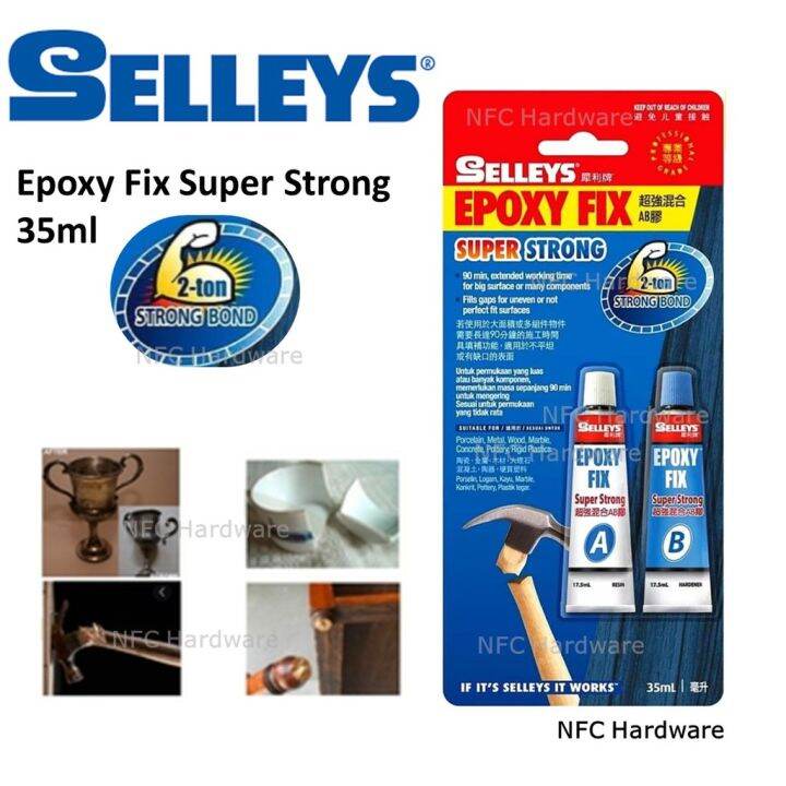 Selleys Epoxy Fix Super Strong Ml Lazada