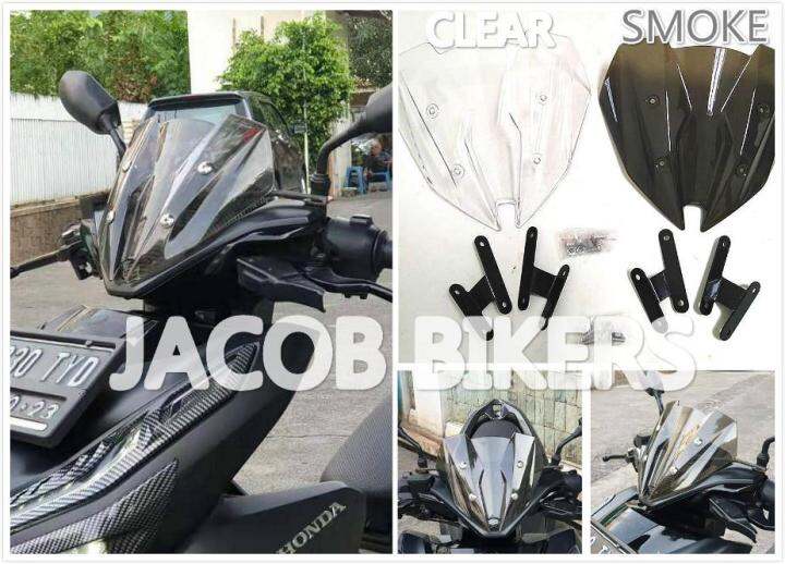 Yamaha Nvx Aerox Windshield Visor With Bracket Lazada Singapore