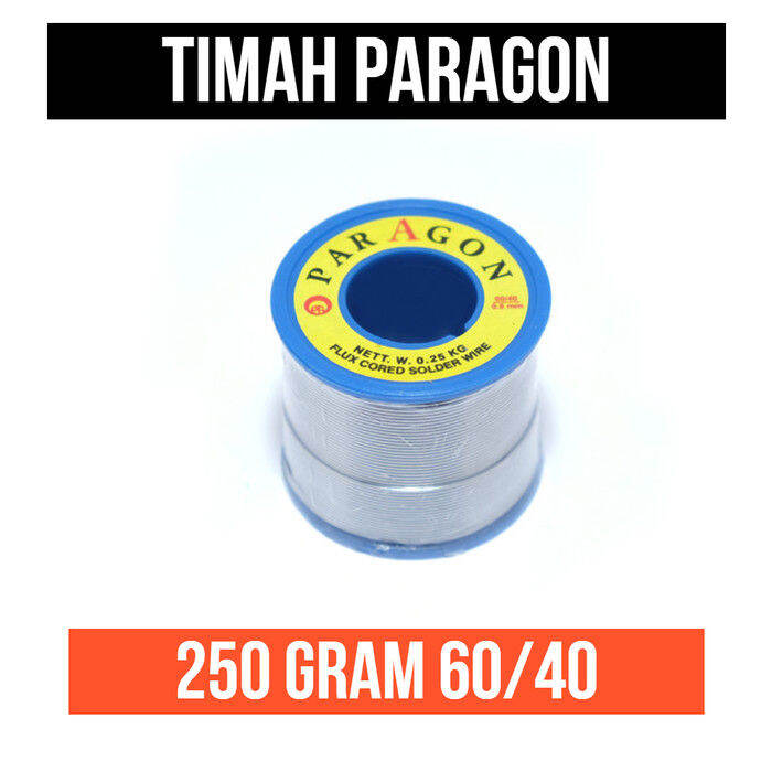 Timah Paragon 250 Gr Gram 250gr 1 Roll Besar Solder 0 8 Mm 0 8mm Wire