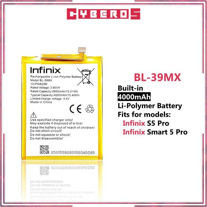 Battery For Infinix S5 Pro Smart 5 Pro BL 39MX Model Lazada PH