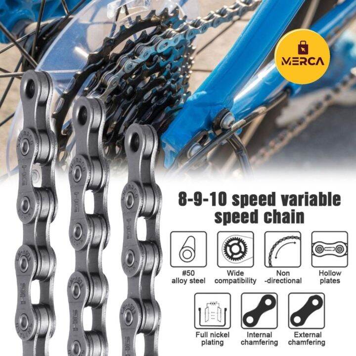 MERCA SHIMANO Mountain Bike Variable Speed Chain 8910 Speed Universal