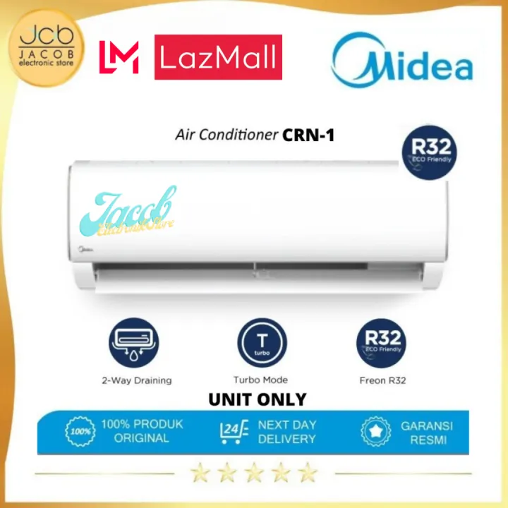 Midea Ac Split Pk Crn Turbo Cooling Unit Only Lazada Indonesia