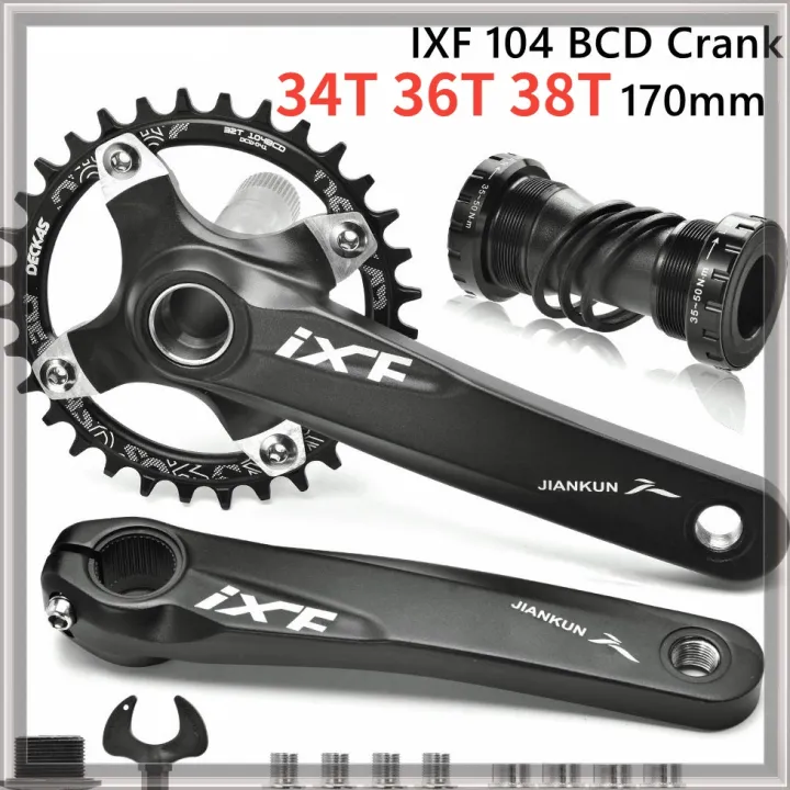 Ixf Crankset Bcd Mm Mountain Bike Hollowtech Crankset X With