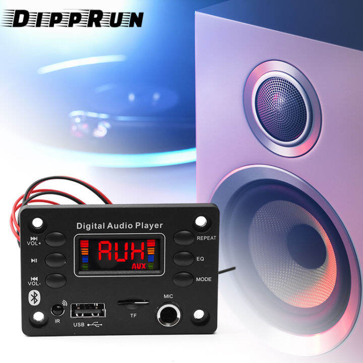 Dipprun Dc V Bluetooth Audio Decoder Board Audio Module Usb Fm Radio