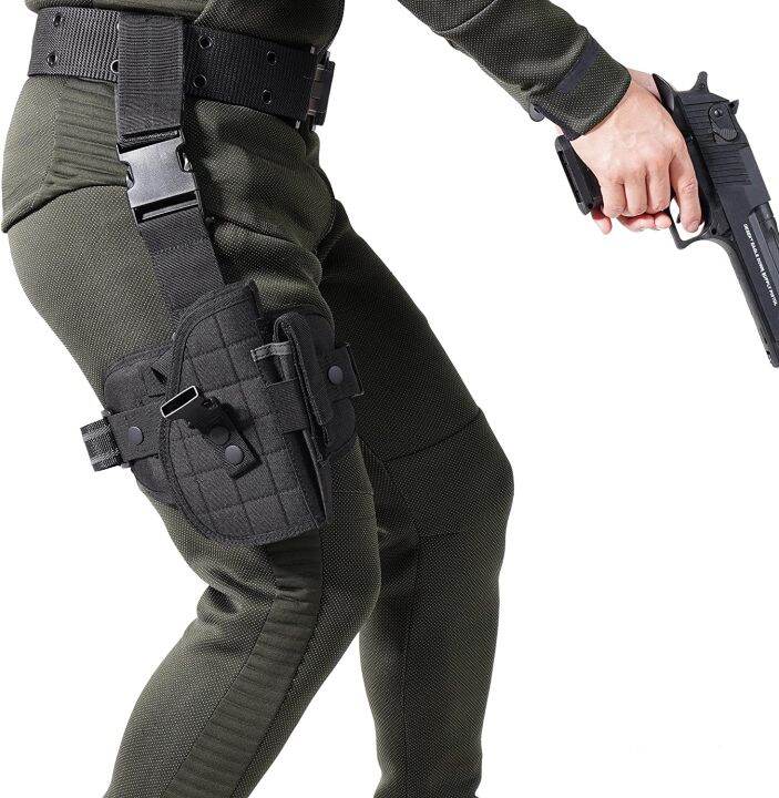 Tactical Drop Leg Holster Thigh Holster Molle Holster With Magazine