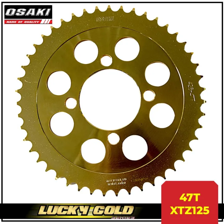 Osaki T Lucky Gold Sprocket Xtz Made In Thailand Lazada Ph