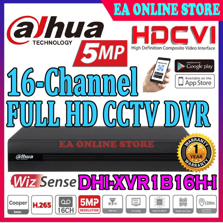 Dahua Dh Xvr B H I Channel Ch Full Hd M N P Vga Hdmi Dvr