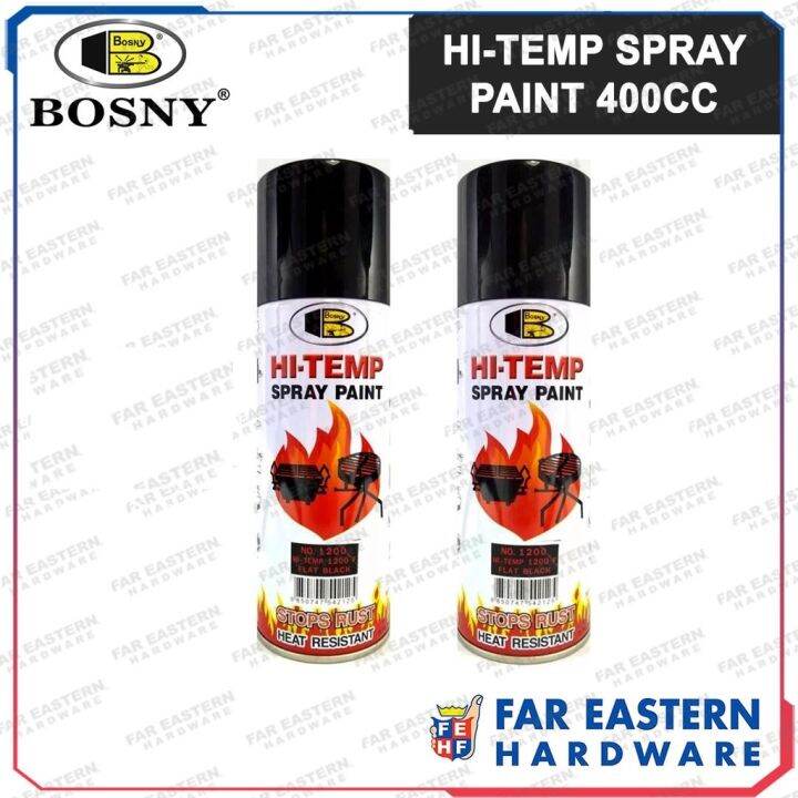 Bosny Hi Temp Spray Paint High Heat Temperature Resistant Cc Lazada Ph