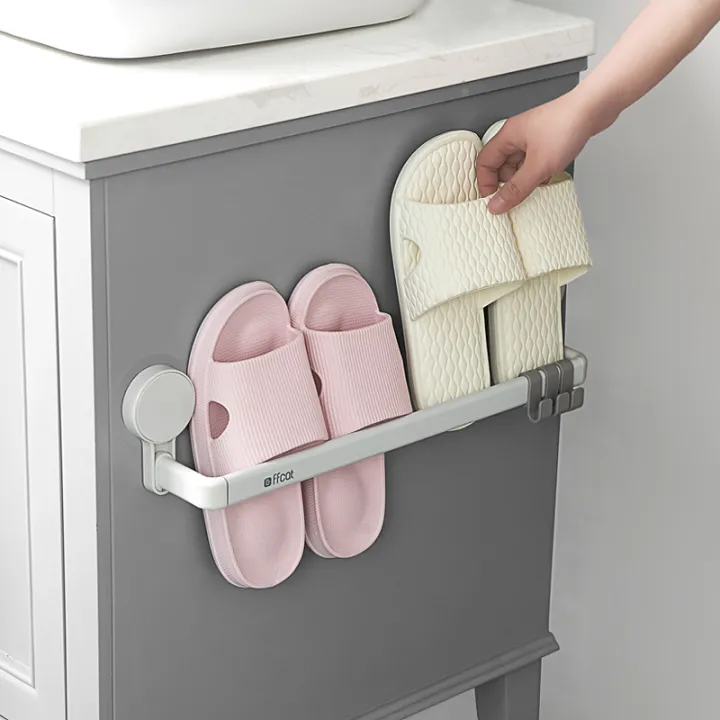 Bathroom Slipper Shoe Storage Artifact Wall Mounted Toilet Toilet Shoe