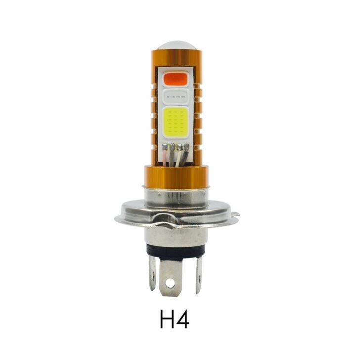 Headlights LED Light Bulb Durable H6 H4 HS1 Straight LED Three Modes Of